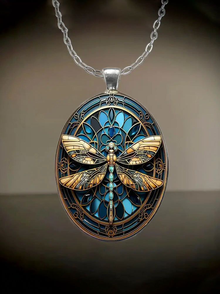 Collier Pendentif Libellule Bohème