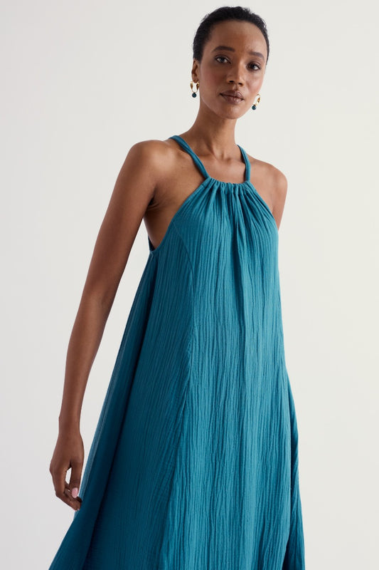 Vestito Belowda in Doppia Garza di Cotone Organico GOTS