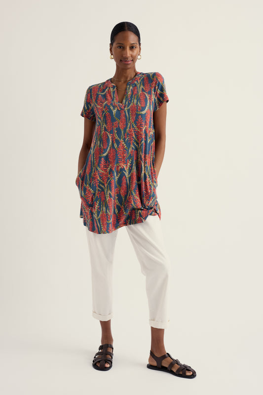 Tunique jersey manches courtes Wreathe