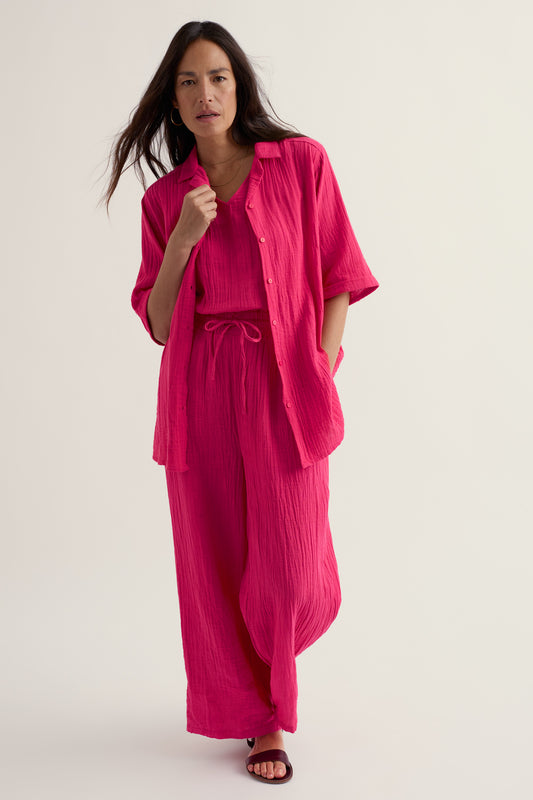 Chemise « Nature morte » en coton biologique certifié GOTS