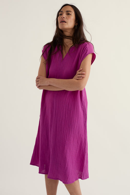 Robe Sand Patterns en coton biologique certifié GOTS