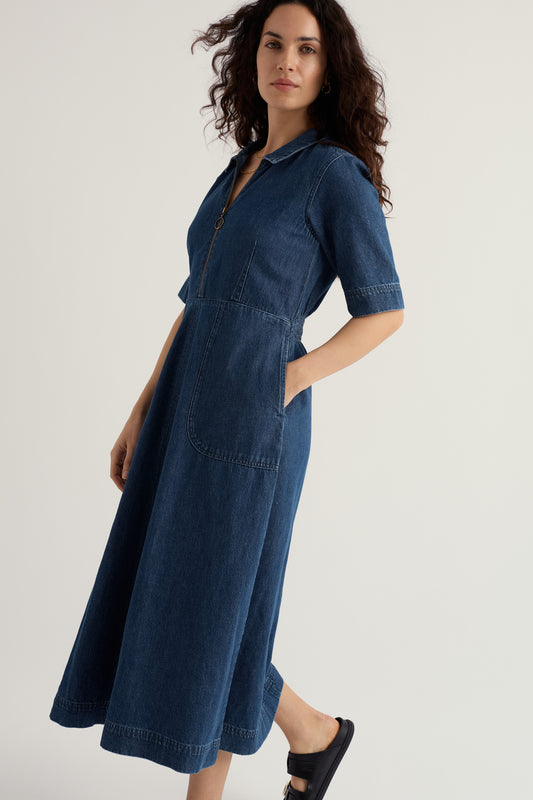 Abito midi in denim Gwenter