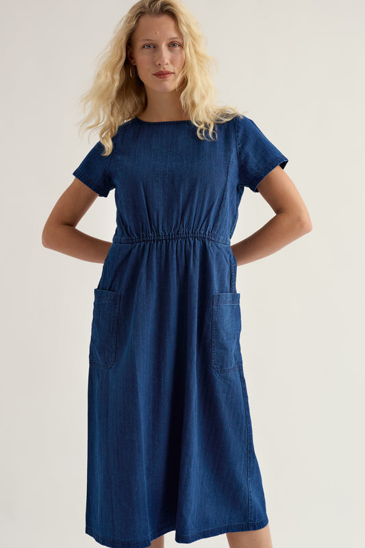 Abito midi in denim Haneth