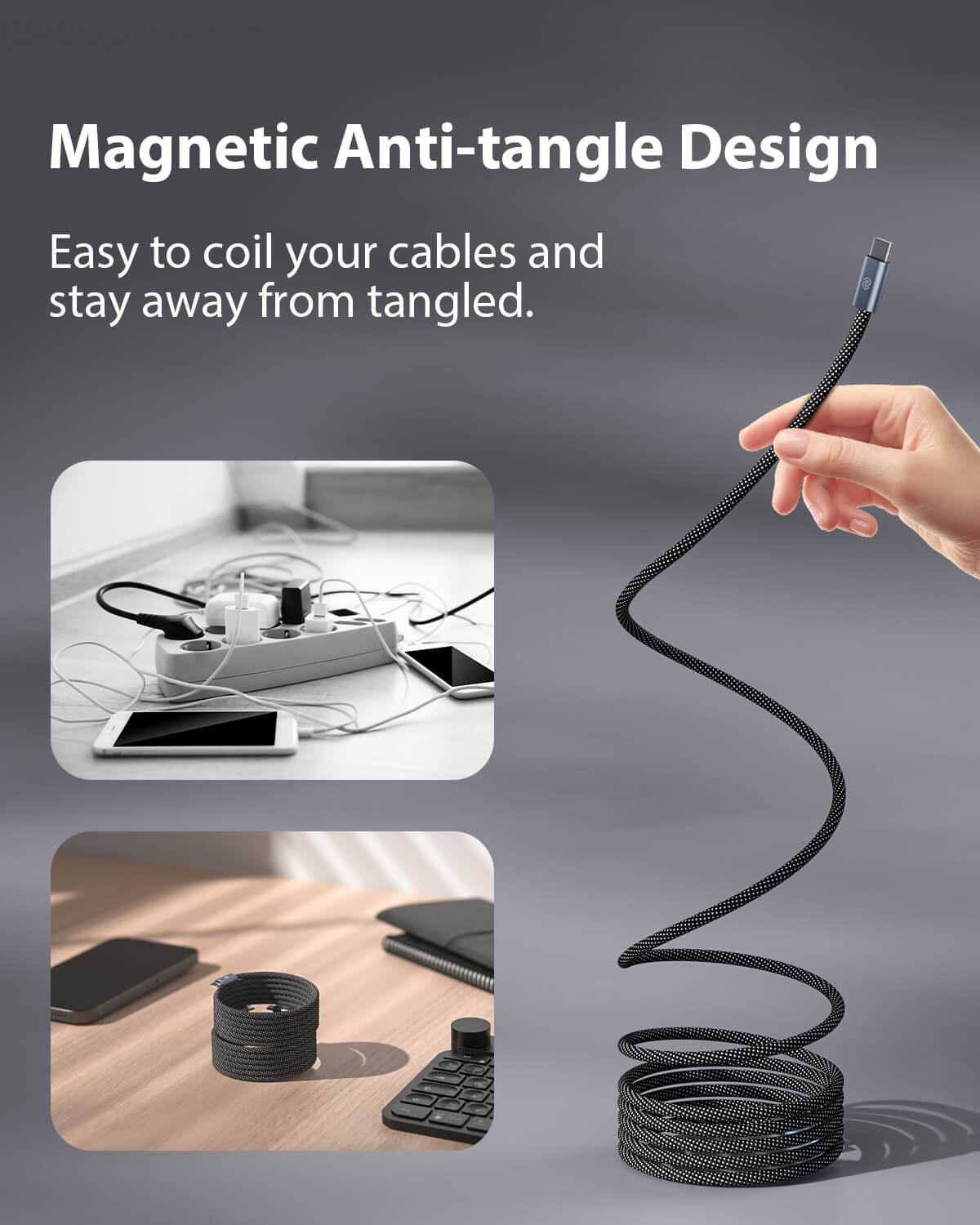 MagCable | Cavo magnetico anti groviglio