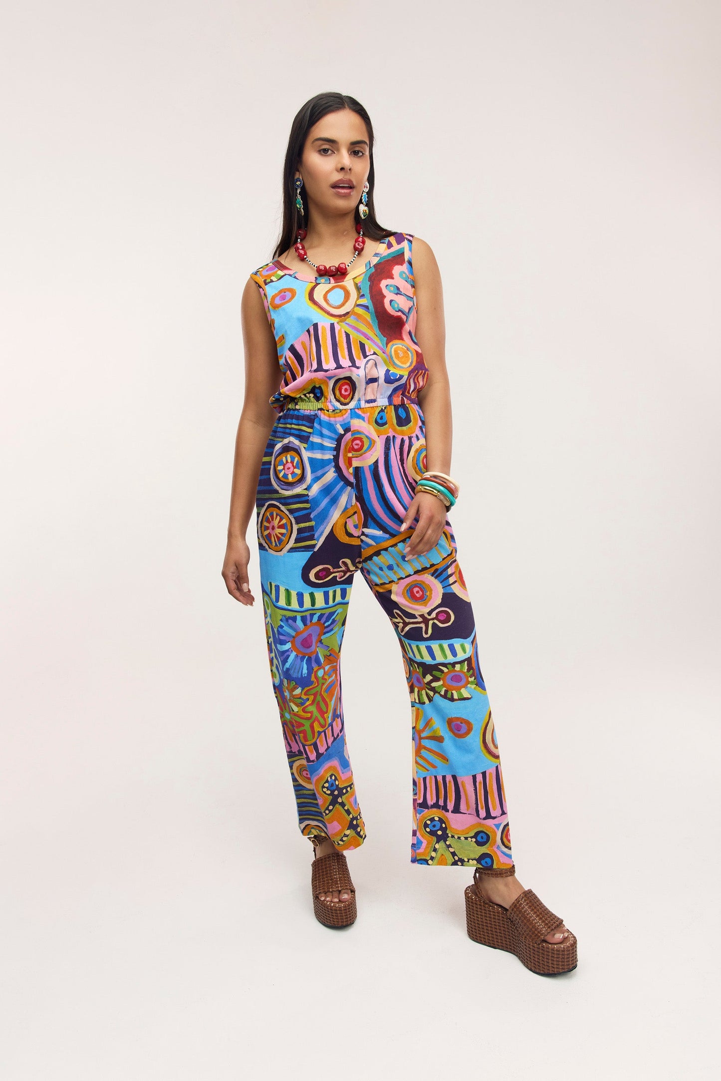 Combinaison pantalon large Saraeva
