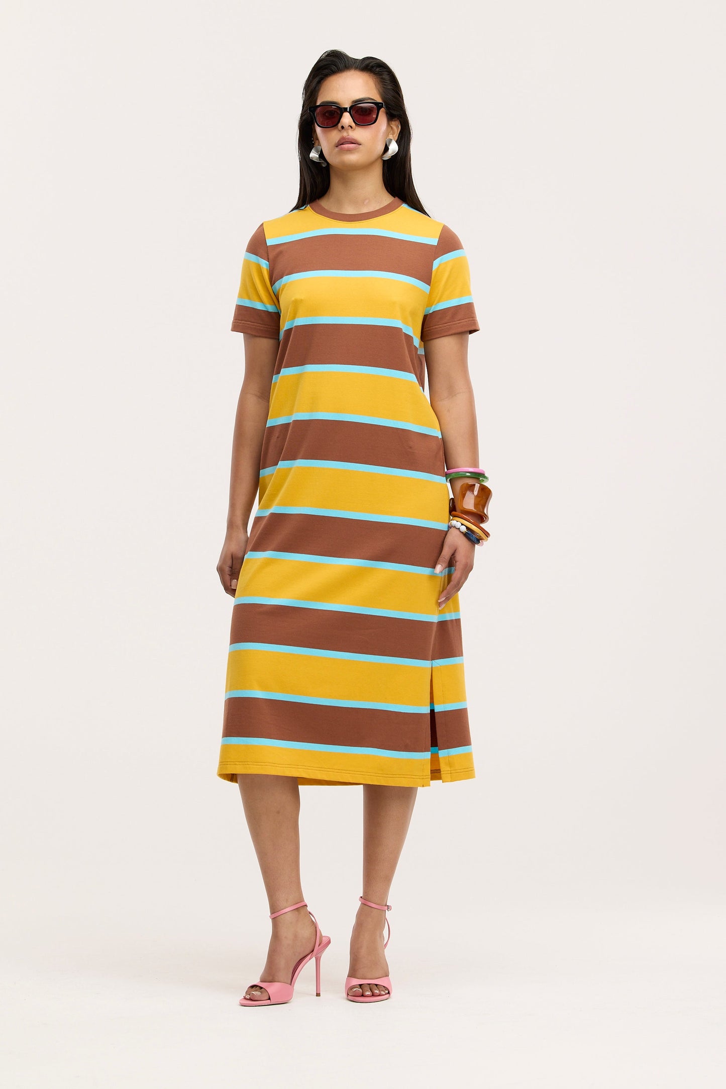 Robe T-shirt longue de voyage