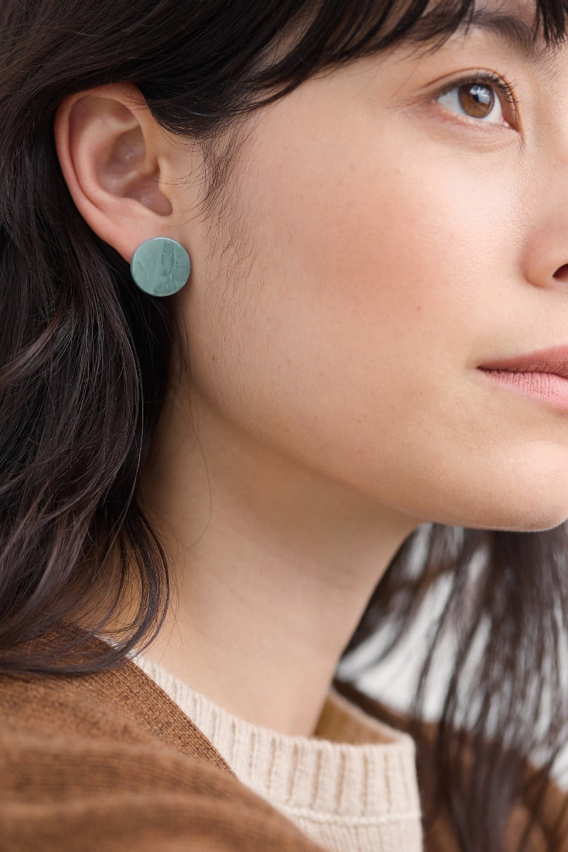 Boucles d'oreilles clous cercle Ballowall