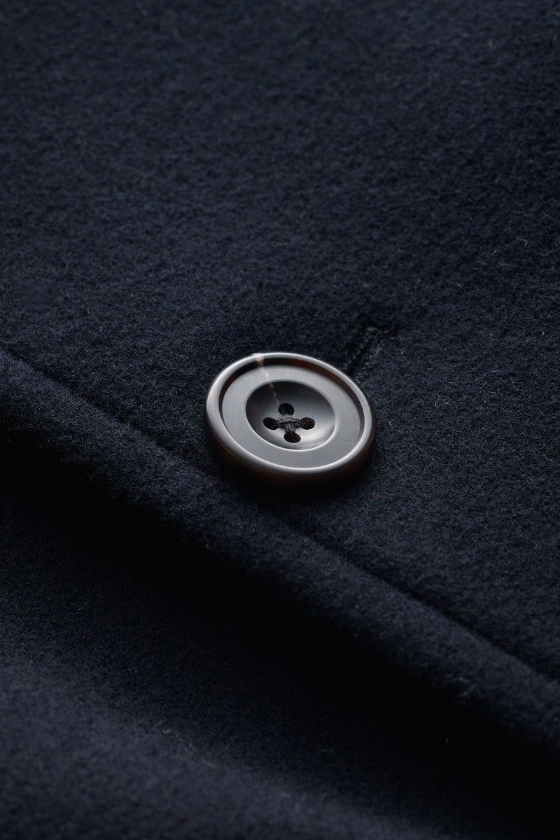 Manteau en Laine Mélangée Homme Channel