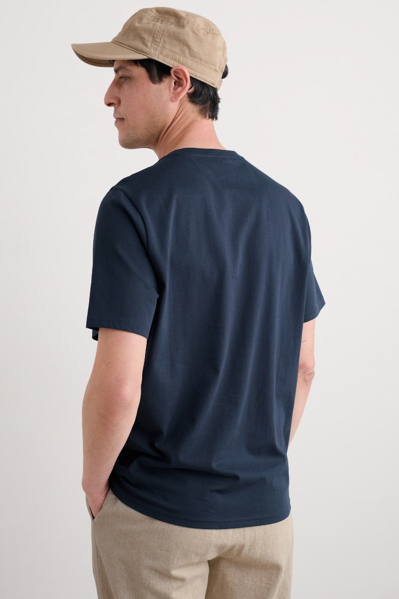 T-shirt en coton biologique Loggerhead pour homme