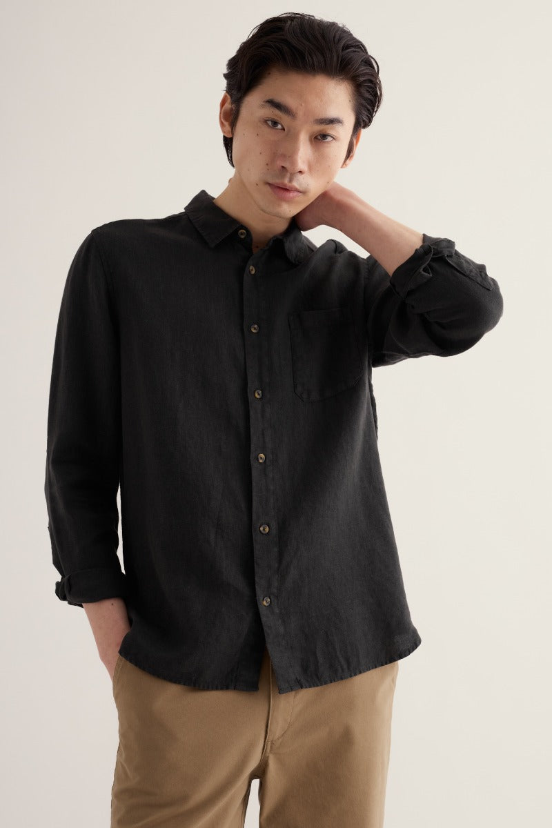 Chemise en lin Curator pour homme