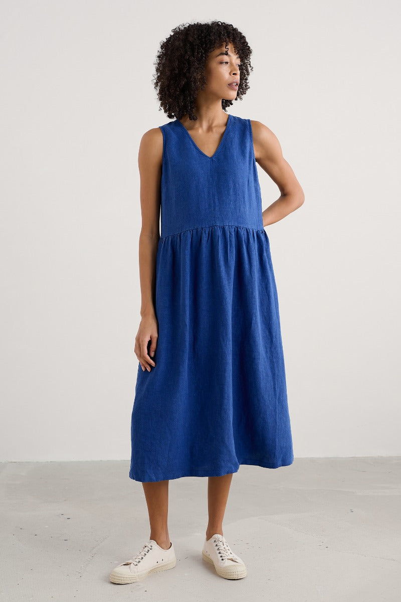 Robe en lin sans manches Lowland Heather
