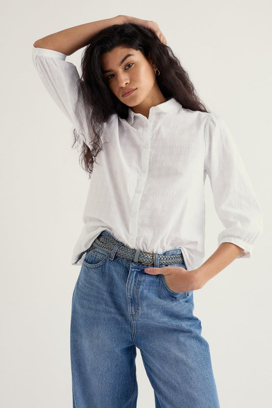 Blusa a quadretti Hope Cottage in cotone biologico