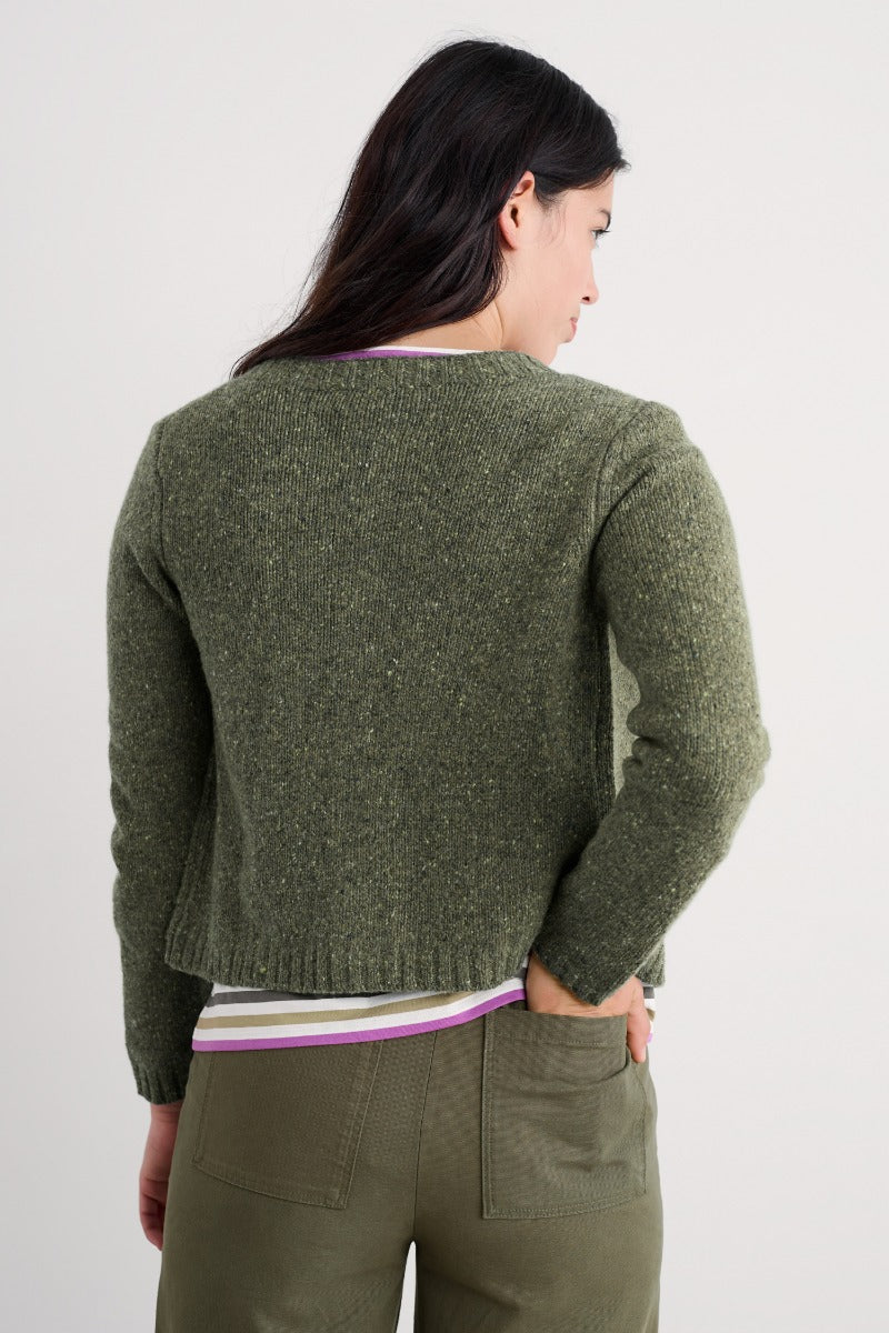 Cardigan Dawson en mérinos