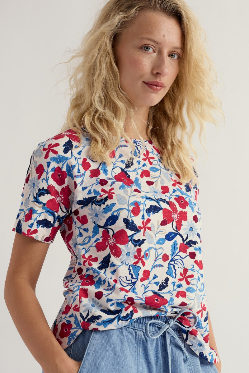 T-shirt imprimé Bryher View en coton biologique GOTS