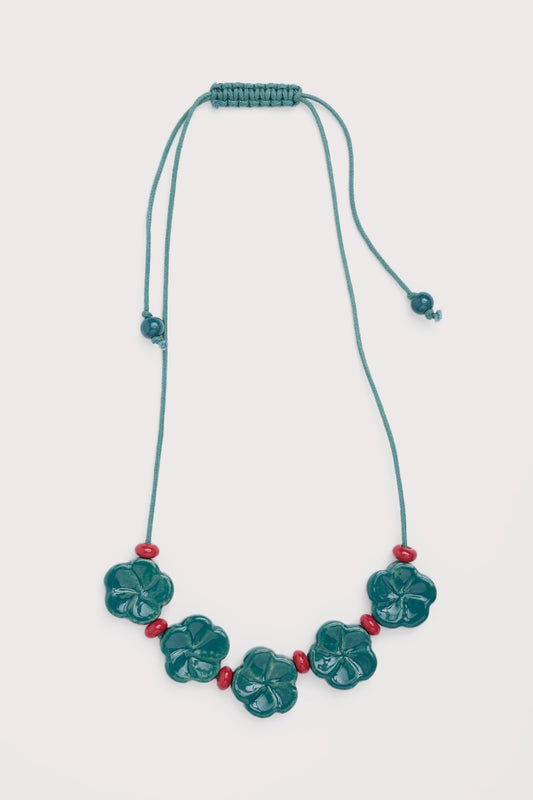 Collana con Perline in Ceramica Rosid