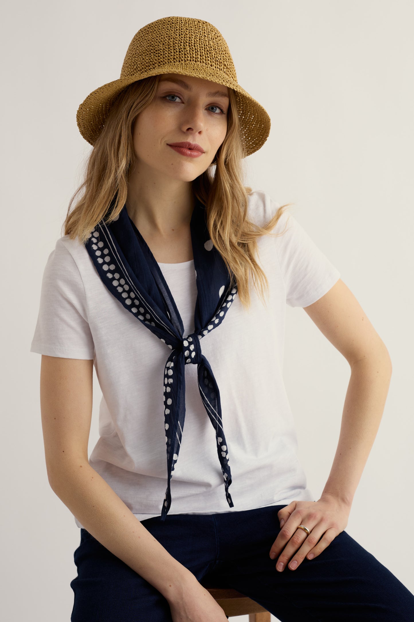 Foulard triangulaire Posy