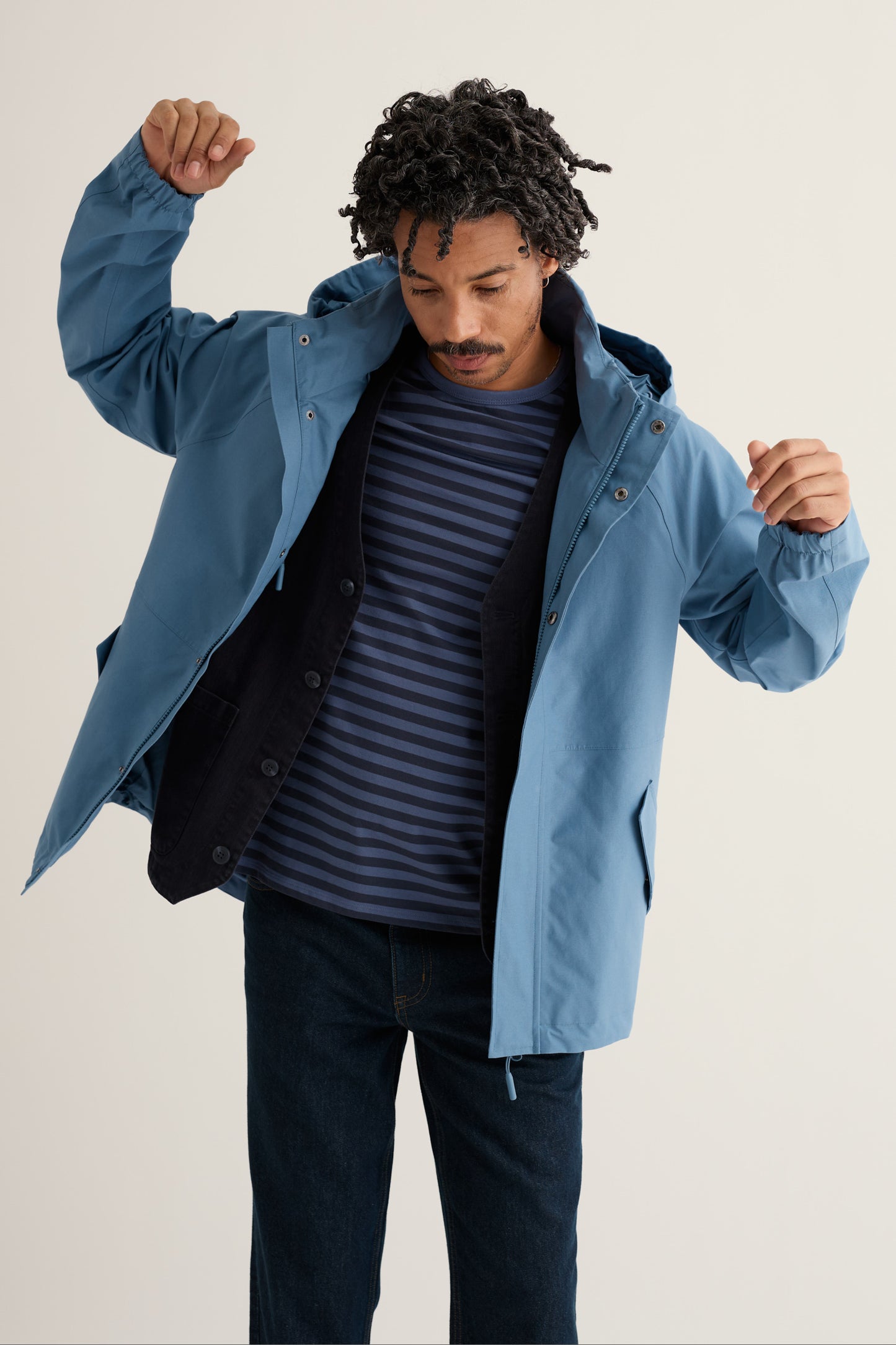 Manteau imperméable Sea Edge pour hommes