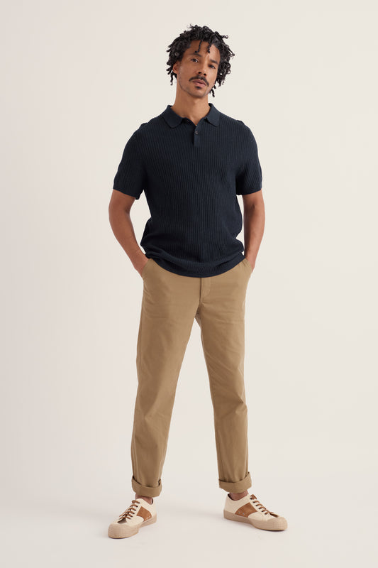 Polo Uomo Koeswik in Cotone Organico Lavorato a Maglia