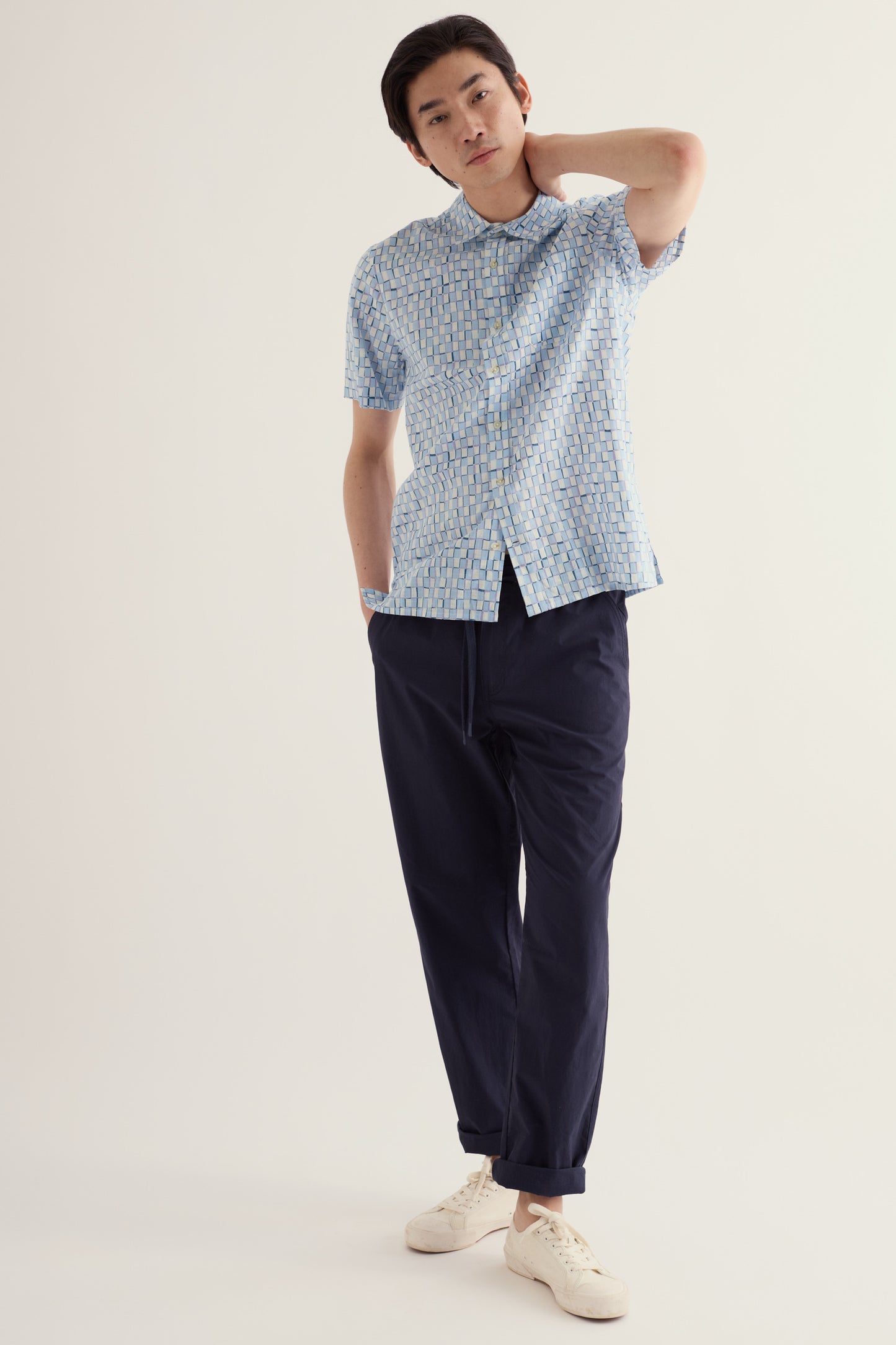 Chemise Palores à manches courtes en coton biologique pour homme