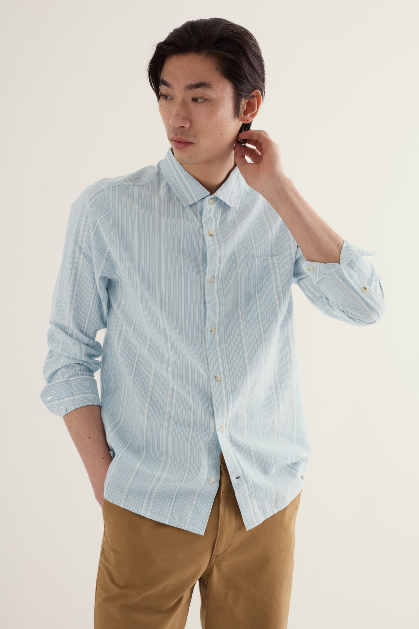Chemise rayée Mora pour hommes
