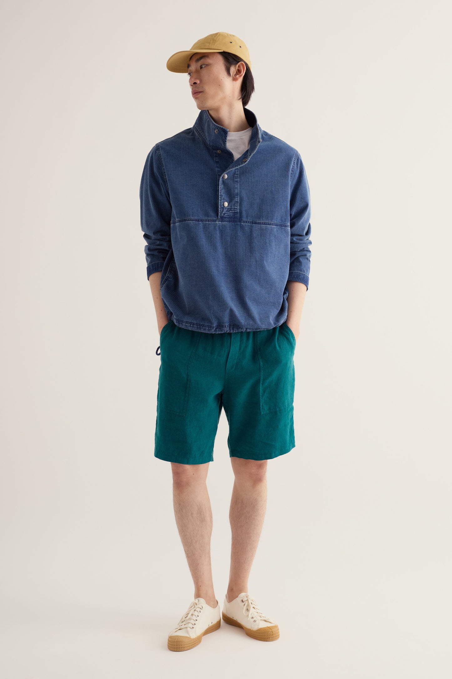 Shorts en lin Sandcart pour hommes
