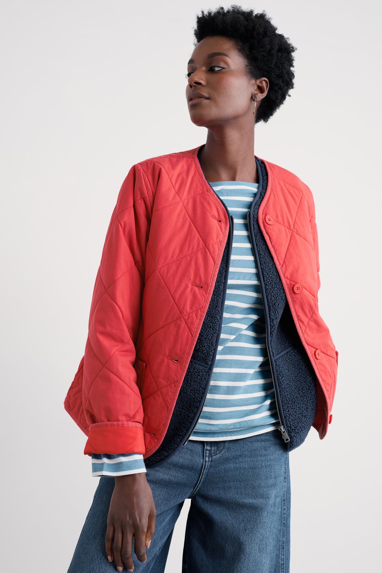 Veste matelassée en coton biologique Swift Barn