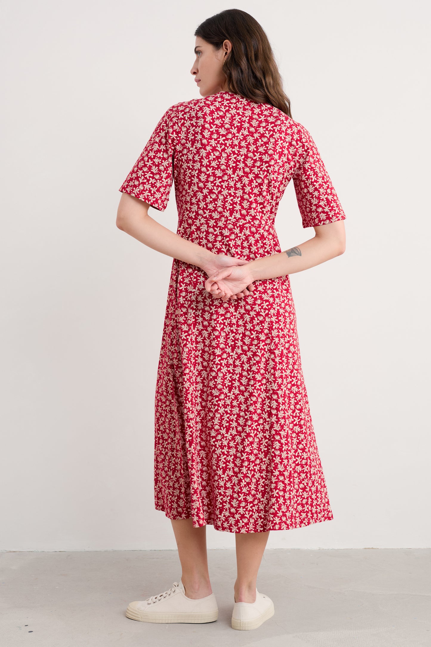 Robe au-dessus de la cheville en jersey Nancy