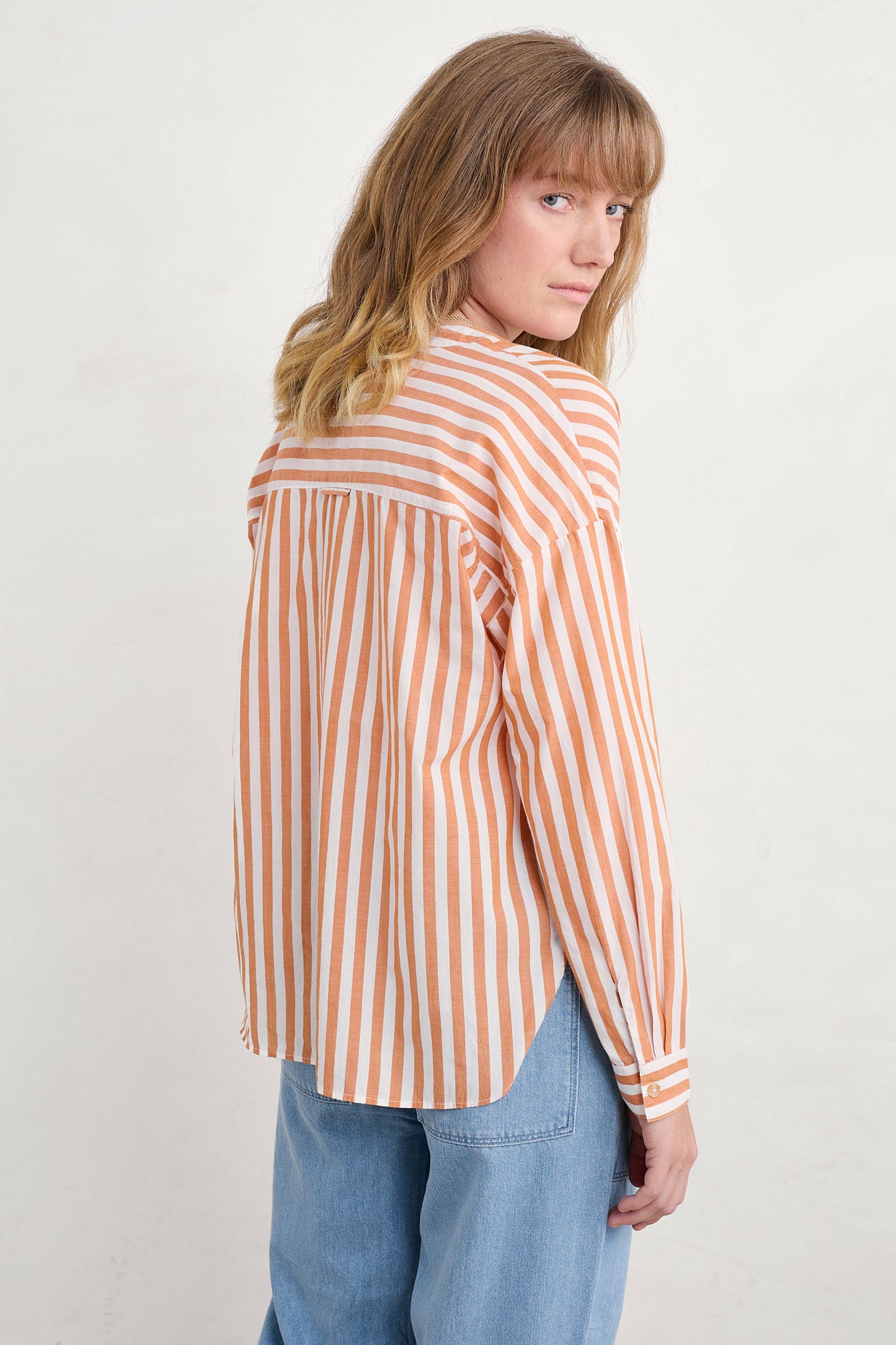 Chemise longue Euphraise en coton biologique certifié GOTS