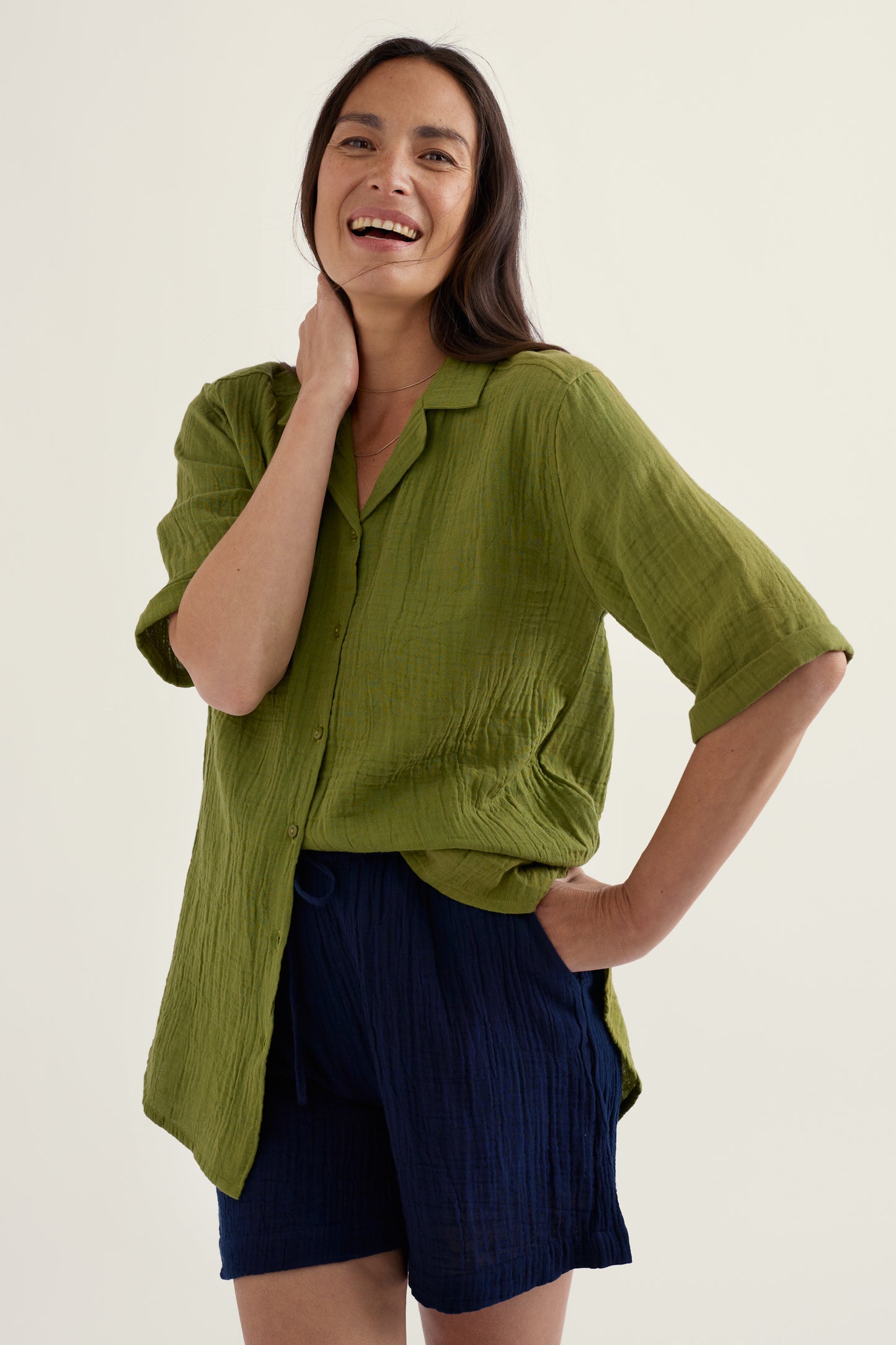 Chemise « Nature morte » en coton biologique certifié GOTS