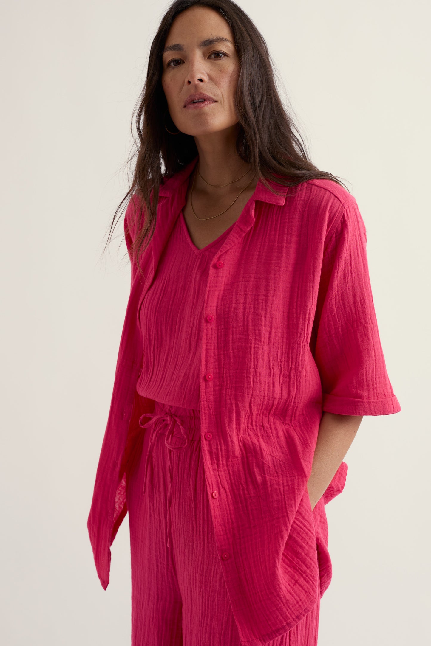 Chemise « Nature morte » en coton biologique certifié GOTS