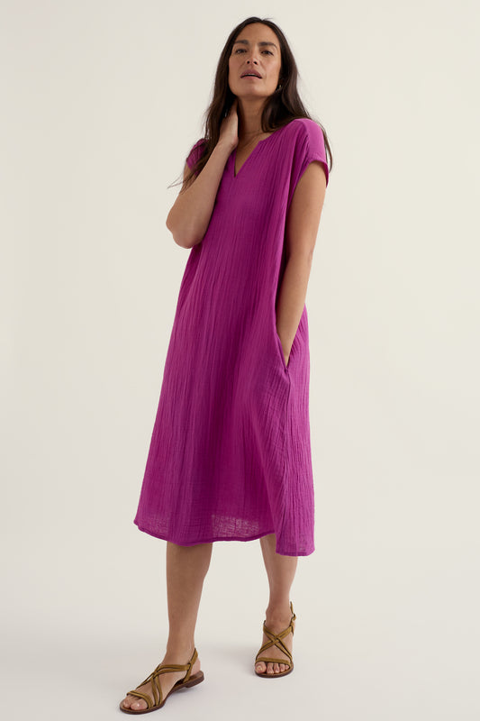Robe Sand Patterns en coton biologique certifié GOTS