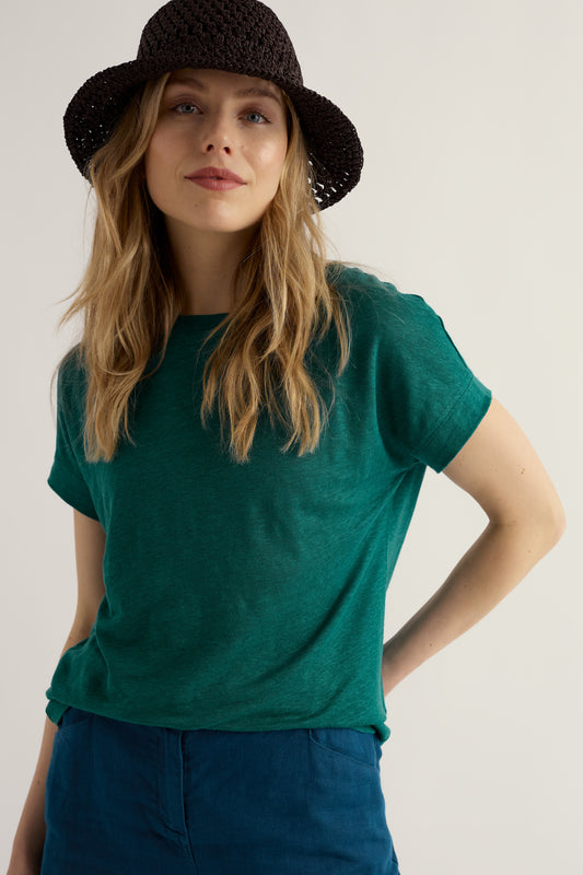 T-shirt Carn Cove in lino