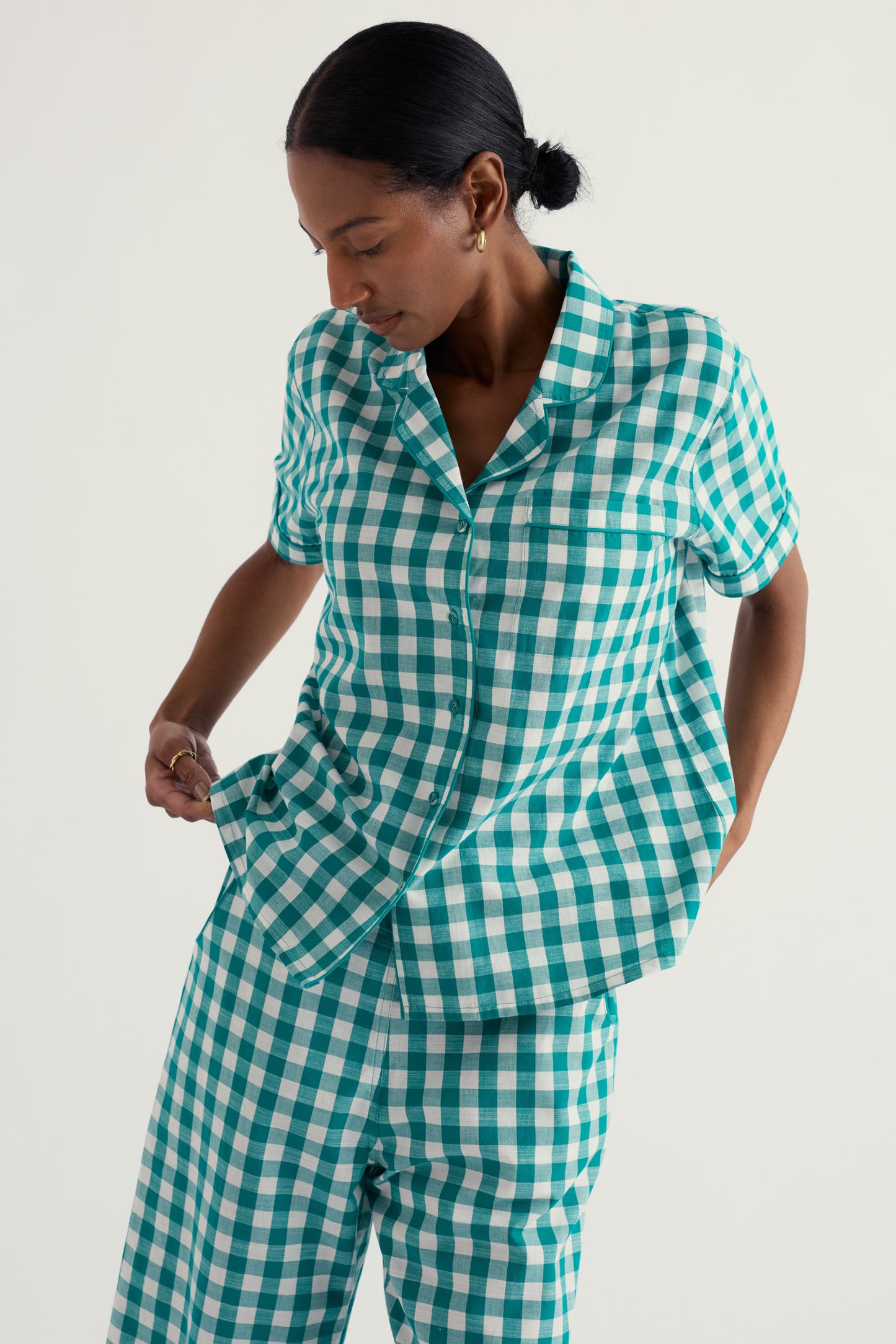 Pyjama manches courtes Oiseau sur son nid