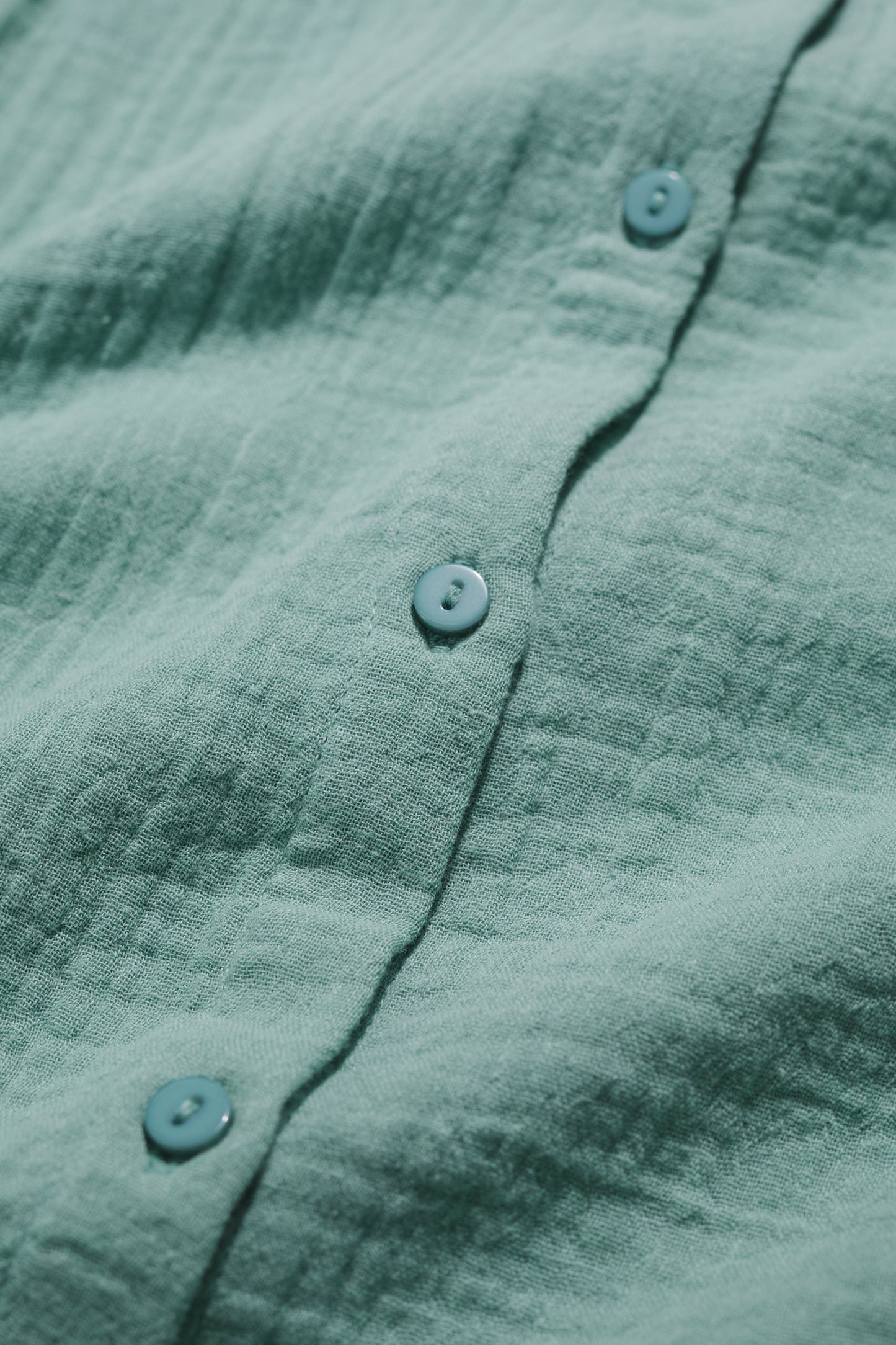Chemise à volants Shore Path en coton biologique GOTS