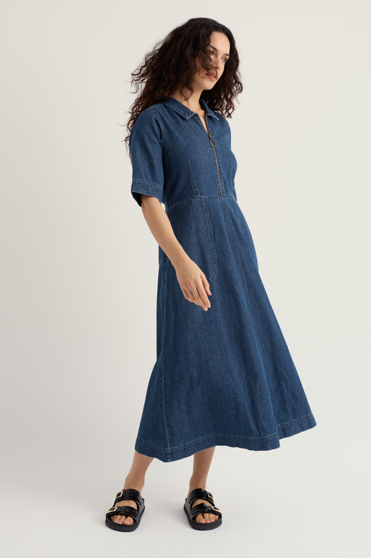 Abito midi in denim Gwenter  