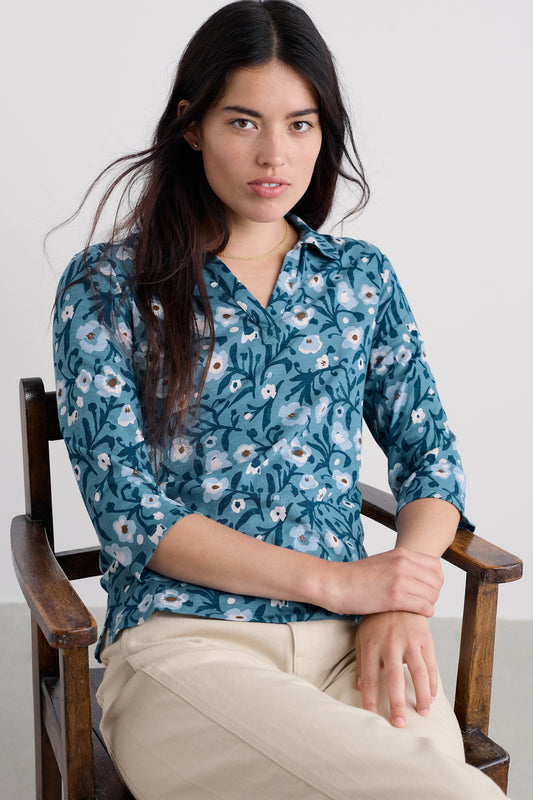 T-shirt Wavecrest en jersey de coton biologique