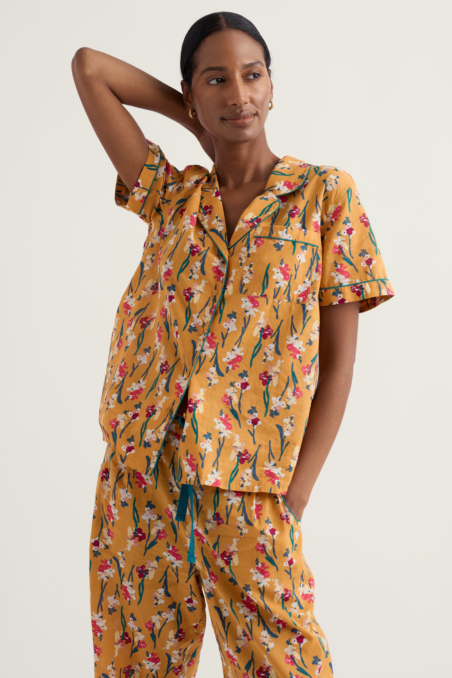 Pyjama oiseaux nicheurs en coton biologique certifié GOTS