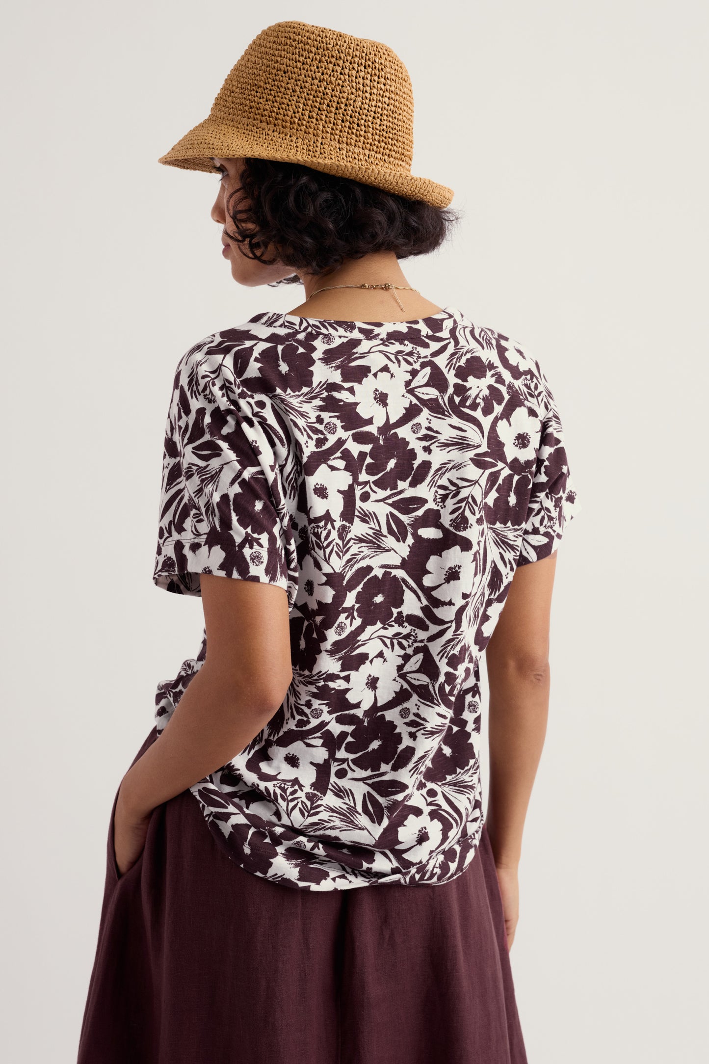 Top Tor Grass con bottoni  
