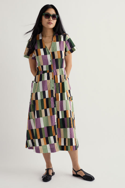 Abito midi stile camicia Fowen  