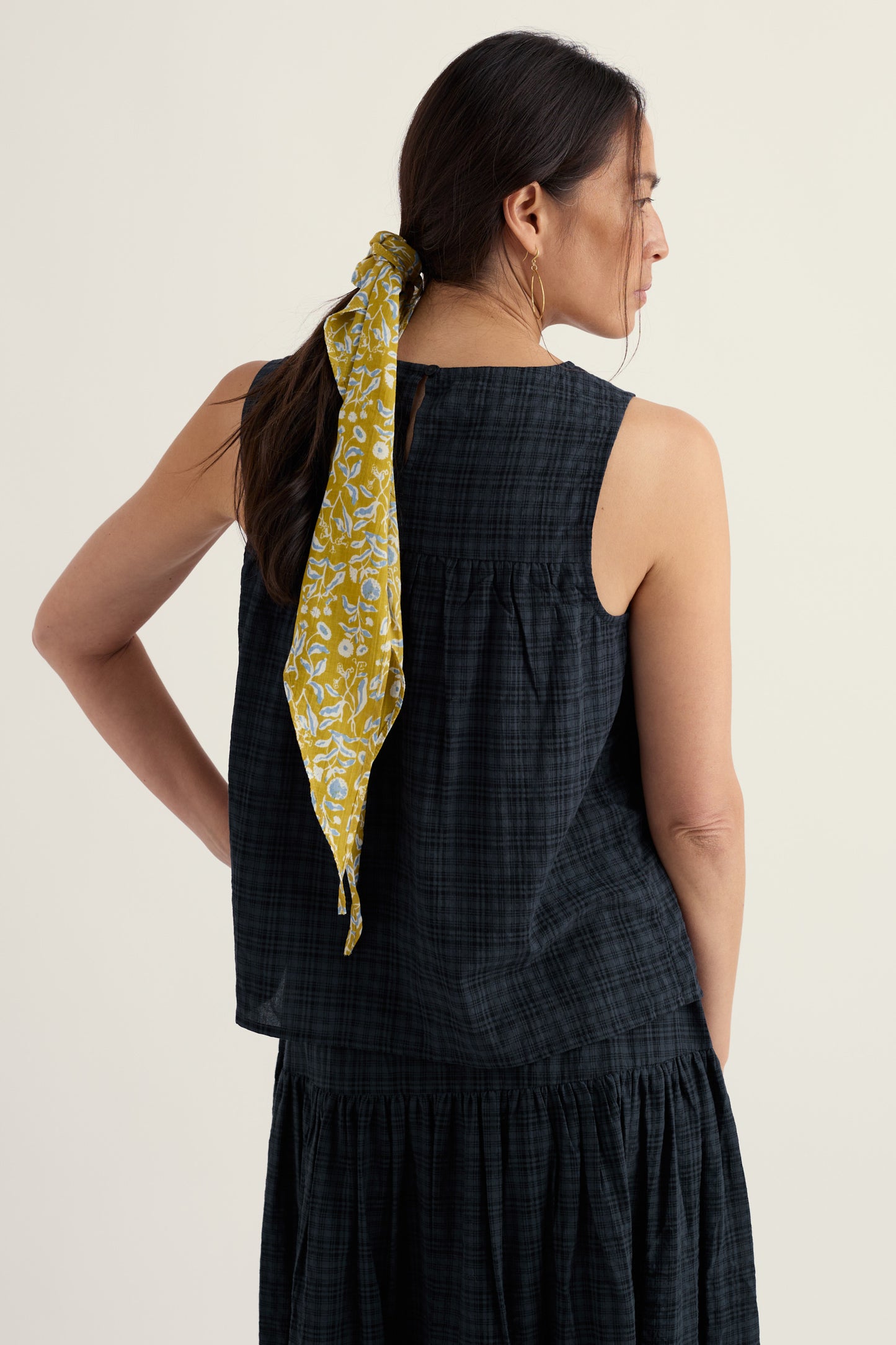 Gilet d'exposition avec détails froncés