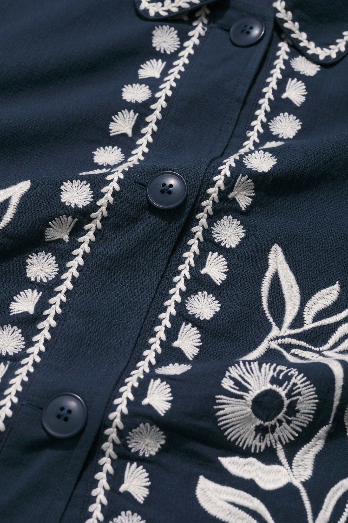 Veste florale brodée Sand Martin