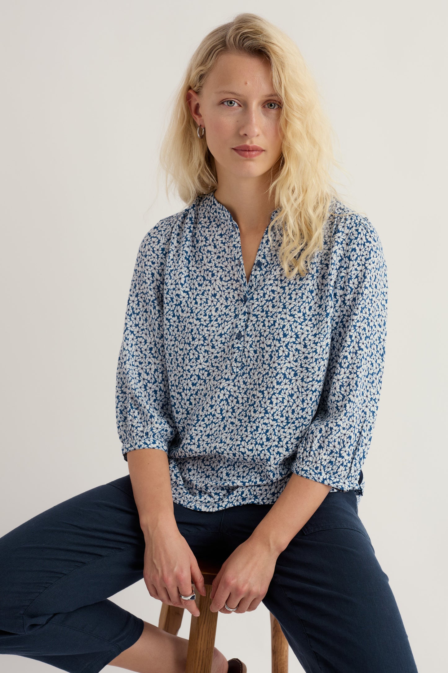 Chemise imprimée Willow Path