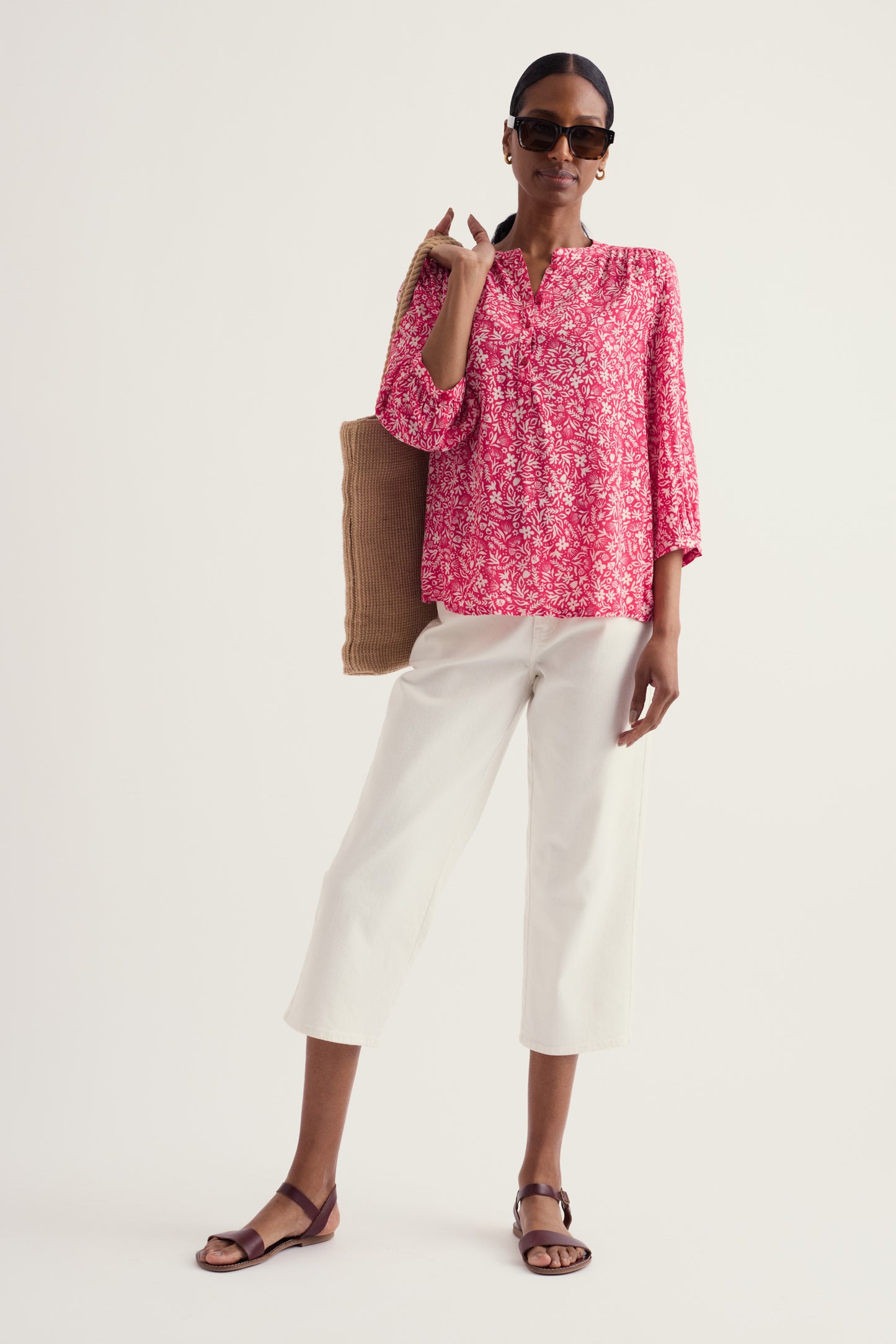 Chemise imprimée Willow Path