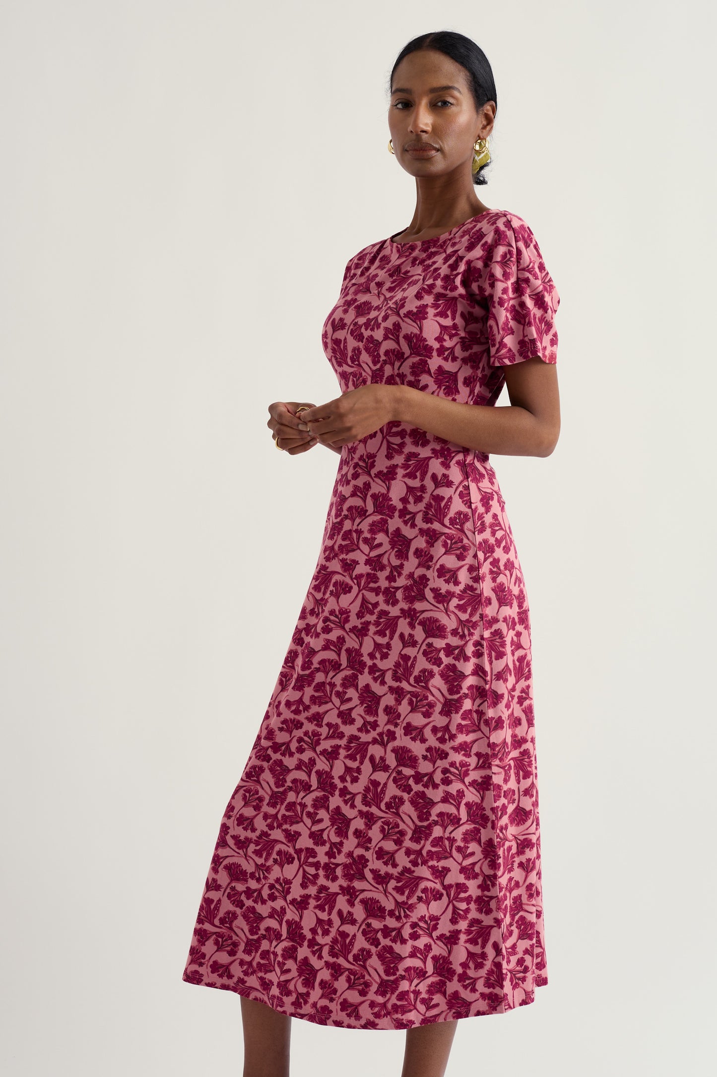 Robe Mirva Midi en Jersey
