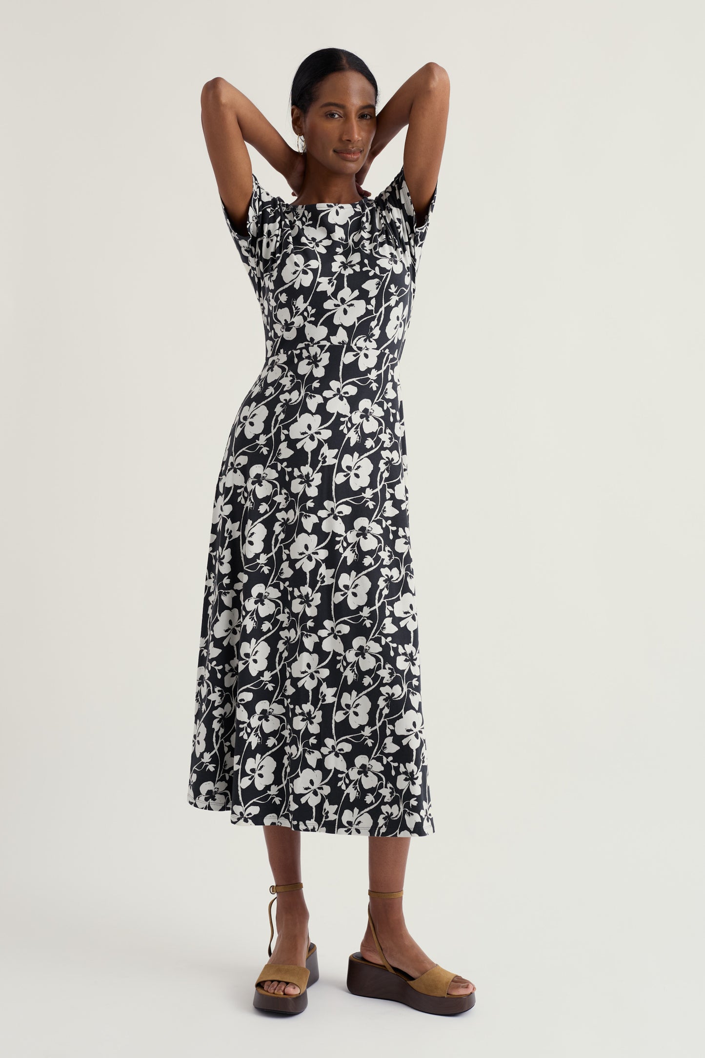 Robe Mirva Midi en Jersey