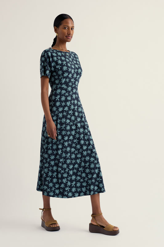 Abito midi in jersey Mirva  