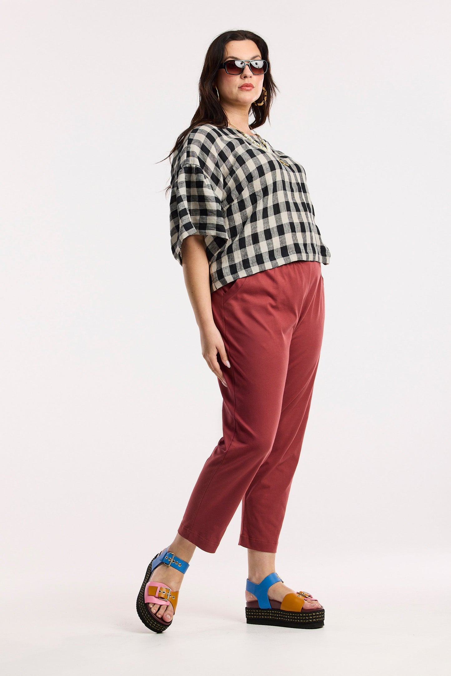 Blusa a quadri Laneway