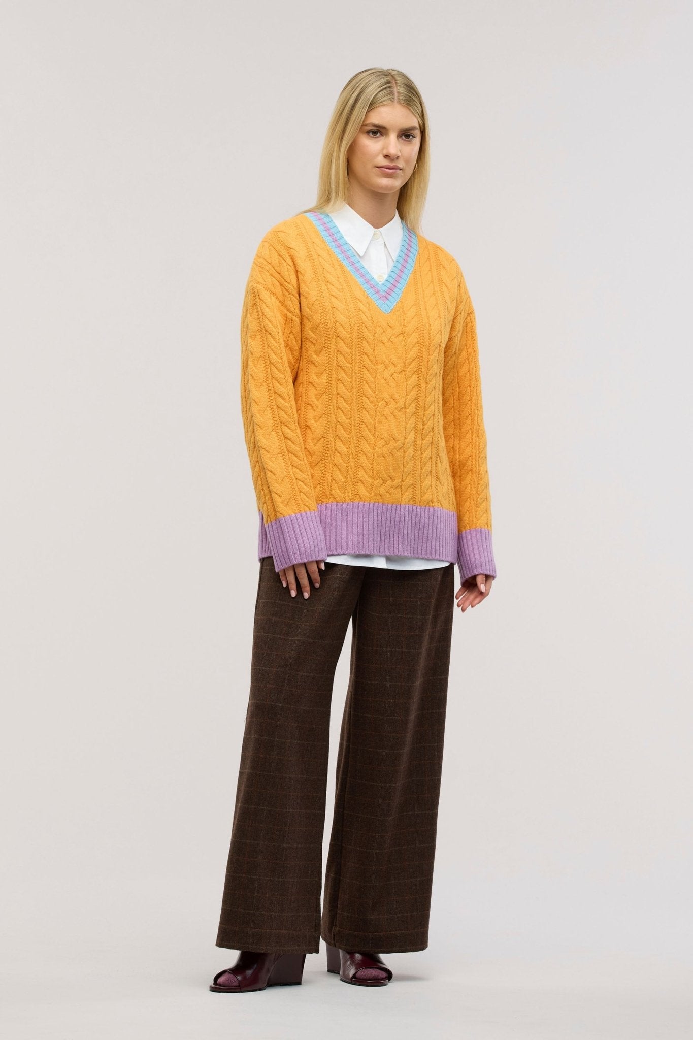 Maglione Halcyon a Treccia