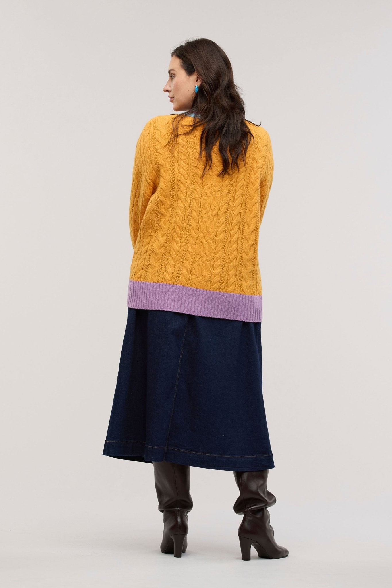 Maglione Halcyon a Treccia