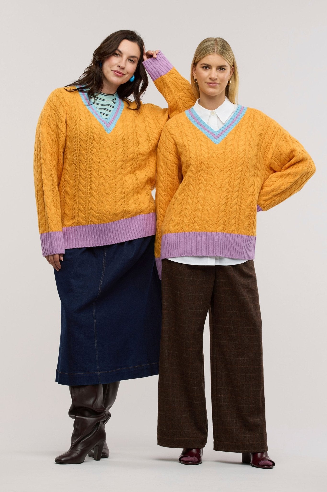 Maglione Halcyon a Treccia